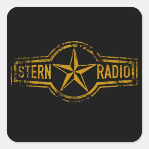 Adesivo Quadrado Proa-Rádio Sonneberg do VEB