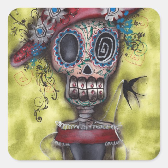 Adesivo Quadrado Procurando o Love Sticker (Frente)