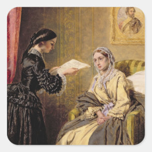 Adesivo Quadrado Procurarando a gazeta de Londres