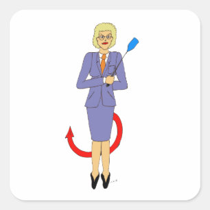 Adesivo Quadrado Professor Mau