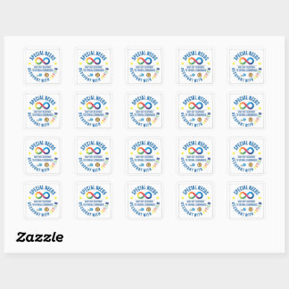 Adesivo Quadrado Programa Decal Autism | Programa Decenal Autismo