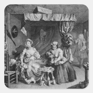 Adesivo Quadrado Progresso de Um Harlot