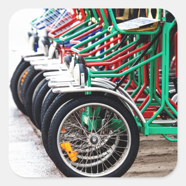 Adesivo Quadrado Pronto para andar (Frente)