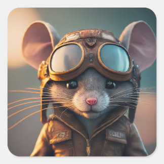 Adesivo Quadrado Pronto para Desativação