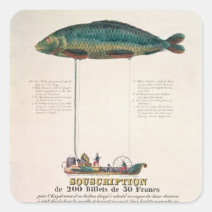 Adesivo Quadrado Propaganda de poster a assinatura