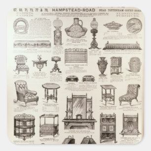 Adesivo Quadrado Propaganda para Oetzmann & Co.