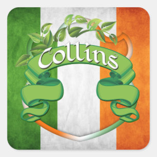 Adesivo Quadrado Protetor do irlandês de Collins