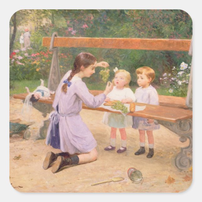 Adesivo Quadrado Provando (Frente)