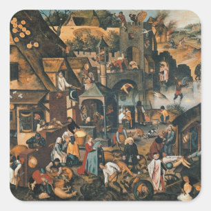 Adesivo Quadrado Proverbos flamengos