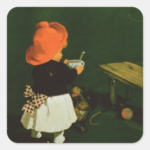 Adesivo Quadrado Publicidade poster para 'Café Malt de Kathreiner'