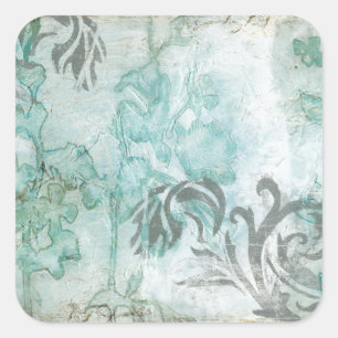 Adesivo Quadrado Pulverização III não embelezada