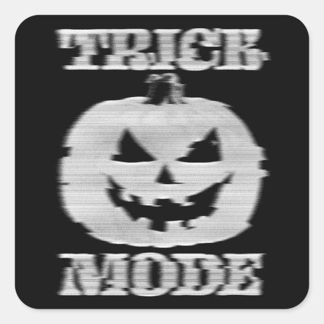 Adesivo Quadrado Pumpkin Com Problemas (Frente)