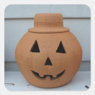 Adesivo Quadrado Pumpkin do Top Hat