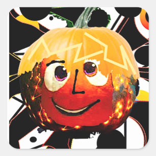 ADESIVO QUADRADO PUMPKIN SUN