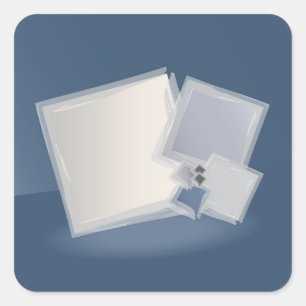 Adesivo Quadrado Quadrados Fibonacci Rolling