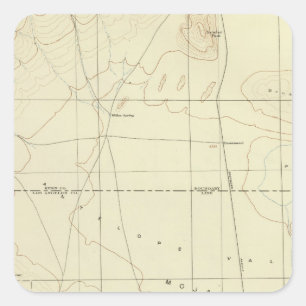 Adesivo Quadrado Quadrilátero de Palmdale que mostra a falha de Sa