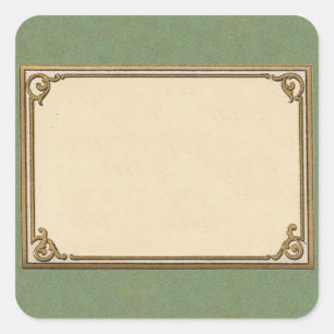 Adesivo Quadrado Quadro adiantado dos 1900s