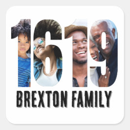 Adesivo Quadrado Quadro de Fotografias Personalizadas Mês 1691 da H