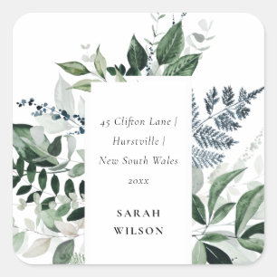 Adesivo Quadrado Quadro Verde Dourado Verde Verde - Mudei de Palavr