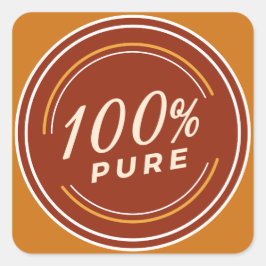 Adesivo Quadrado Qualidade de Produto 100% Pura