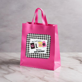 Adesivo Quadrado QUALQUER festa de aniversário de surpresa de hound