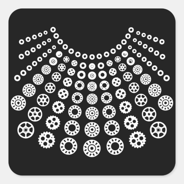 Adesivo Quadrado Quando Há Nove RBG Ruth (Frente)