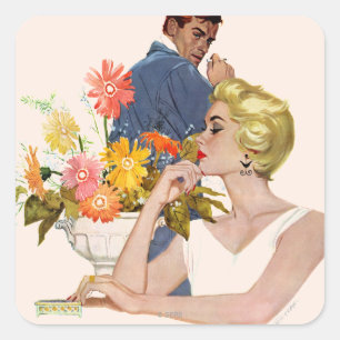 Adesivo Quadrado Quarrel de Aniversário