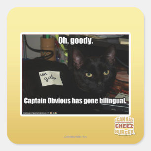 Adesivo Quadrado Que bom.