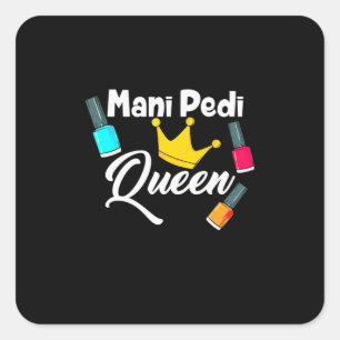 Adesivo Quadrado Queen Nail Artist