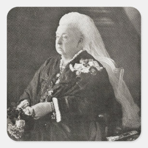 Adesivo Quadrado Queen Victoria c.1899