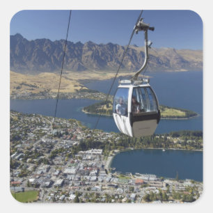 Adesivo Quadrado Queenstown, Nova Zelândia
