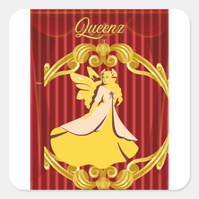 Adesivo Quadrado Queenz (Frente)