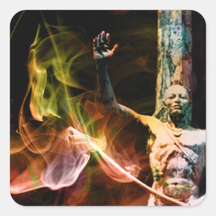 Adesivo Quadrado queimadura