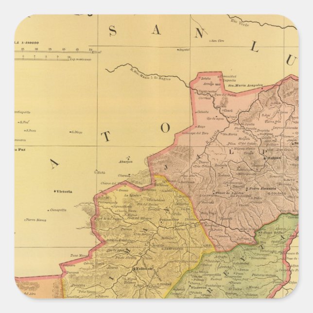 Adesivo Quadrado Queretaro (Frente)