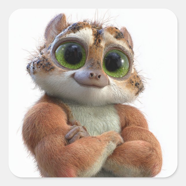 Adesivo Quadrado Quiet Confidence (Frente)