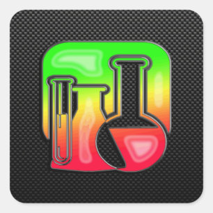 Adesivo Quadrado Química lustrosa