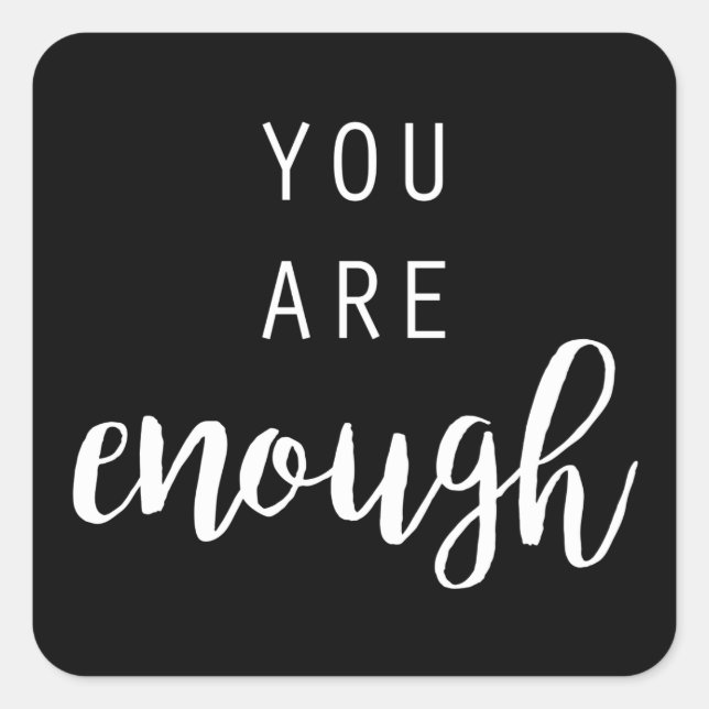 Adesivo Quadrado Quotável III (Frente)