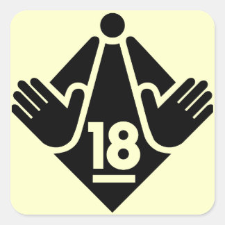 ADESIVO QUADRADO R18