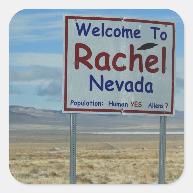 Adesivo Quadrado Rachel Nevada 3" Stickers - Conjunto 6 (Frente)