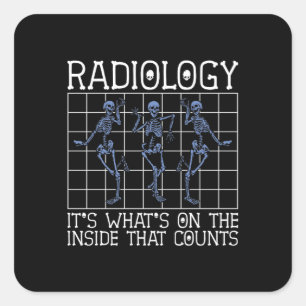 Adesivo Quadrado Radiologia É o que no radiologista Dentro