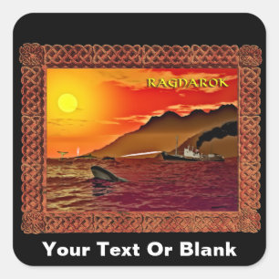 Adesivo Quadrado Ragnarok Para Baleias