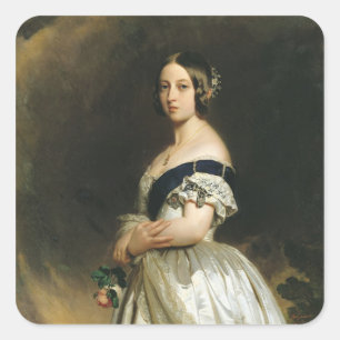 Adesivo Quadrado Rainha Victoria 1842