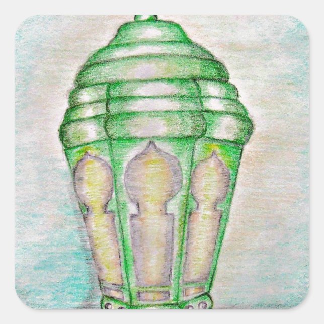 Adesivo Quadrado Ramadã (Frente)