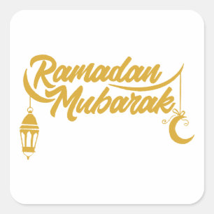 Adesivo Quadrado Ramadão Mubarak