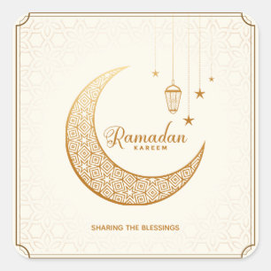Adesivo Quadrado Ramazan Ramadan Kareem