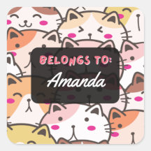 Raparigas Personalizadas PERTENCEM A Garrafa Quadr