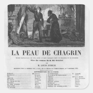 Adesivo Quadrado Raphael de Valentin e o comerciante