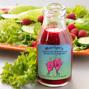 Adesivo Quadrado Raspberry Pals Cartoon Enfiado e Mais