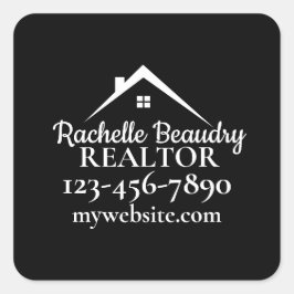 Adesivo Quadrado Real Estate Marketing Custom Realtor