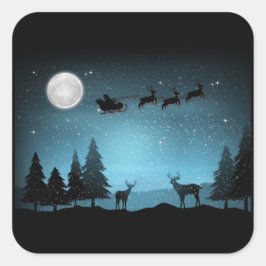 Adesivo Quadrado Rebelde Adorável À Noite